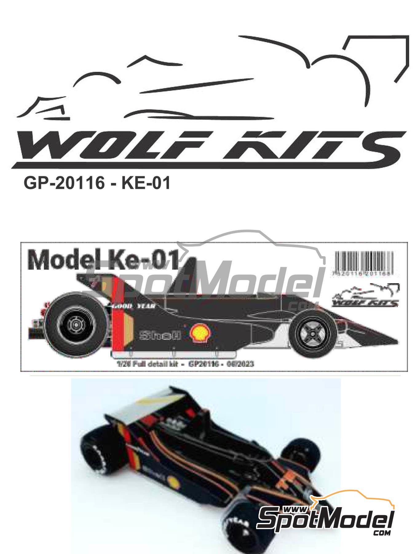 Wolf Kits GP20116: Car scale model kit 1/20 scale - Kauhsen Ford